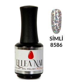 Ellea Nail 8586 Salon Boy 15 ml UV LED Simli Kalıcı Oje