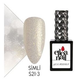 Ellea Nail S21-3 Simli Kalıcı Oje