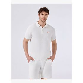 Ellesse 6SM5044-Off White Polo Yaka Erkek Tişört