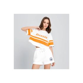 Ellesse EF137-OF Kırık Beyaz Kadın Bisiklet Yaka T-Shirt