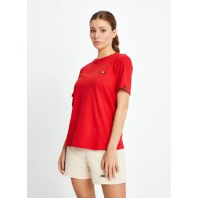 Ellesse EF141-RD Kırmızı Bisiklet Yaka Kadın T-Shirt