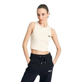 Ellesse EF154-BG Bej Kadın Geniş Yaka Normal Kalıp Atlet