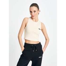 Ellesse EF154-BG Bej Kadın Geniş Yaka Normal Kalıp Atlet