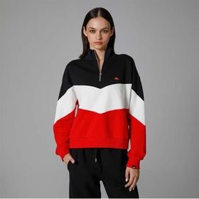 Ellesse EF176-RD Yarım Fermuarlı Kırmızı Kadın Sweatshirt