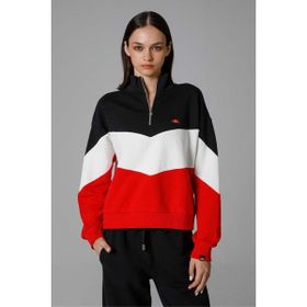 Ellesse EF176-RD Yarım Fermuarlı Kırmızı Kadın Sweatshirt
