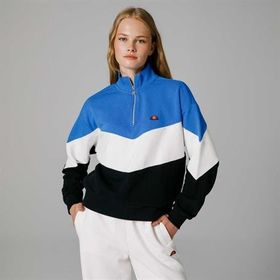 Ellesse EF176 Yarım Fermuarlı Mavi Kadın Sweatshirt