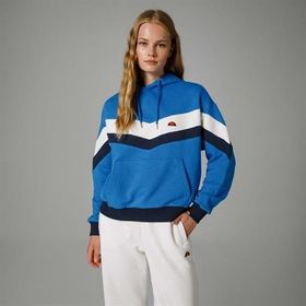 Ellesse EF178 Oversize Kapüşonlu Sax Mavi Kadın Sweatshirt