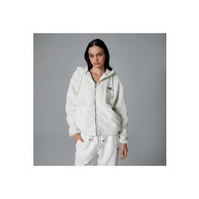 Ellesse EF181 Fermuarlı Kapüşonlu Beyaz Kadın Ceket