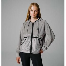 Ellesse EF188 Fermuarlı Kapüşonlu Gri Kadın Ceket