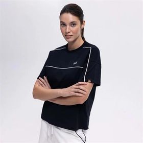 Ellesse EF389-BK Oversize Siyah Kadın T-shirt