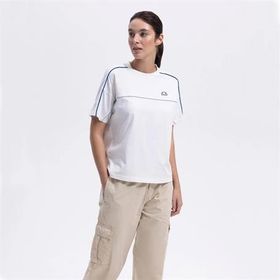 Ellesse EF389-OF Oversize Kırık Beyaz Kadın T-shirt