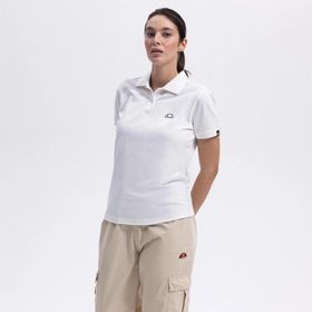 Ellesse EF393-OF Kadın Kırık Beyaz Polo Yaka Tişört