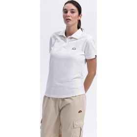 Ellesse EF393-OF Kadın Kırık Beyaz Polo Yaka Tişört
