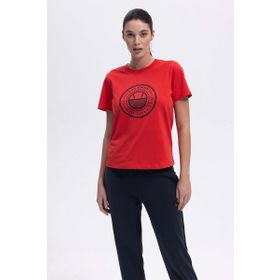 Ellesse EF444 Kırmızı Kadın T-shirt