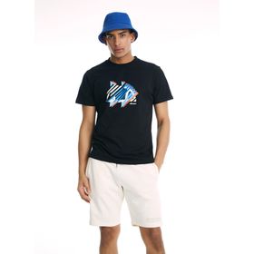 Ellesse EM023-BK Siyah Erkek Bisiklet Yaka T-Shirt