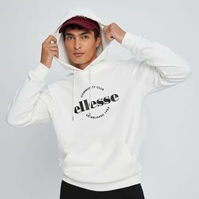 Ellesse EM050-BG Beyaz Kapüşonlu Erkek Sweatshirt
