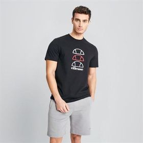 Ellesse EM129-BK Siyah Erkek T-shirt