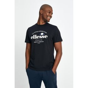 Ellesse EM141-BK Siyah Bisiklet Yaka Erkek T-Shirt