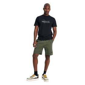 Ellesse EM182-BK Siyah Siyah Kısa Kollu Erkek T-shirt