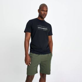 Ellesse EM182-BK Siyah Siyah Kısa Kollu Erkek T-shirt