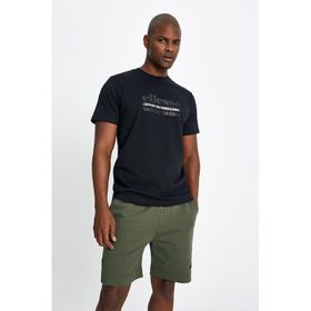 Ellesse EM182-BK Siyah Siyah Kısa Kollu Erkek T-shirt