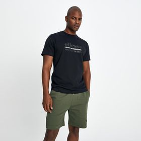 Ellesse EM182-BK Siyah Siyah Kısa Kollu Erkek T-shirt