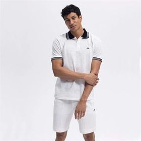 Ellesse EM381-WT Beyaz Polo Yaka Erkek T-shirt