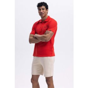 Ellesse EM460 Kırmızı Polo Yaka Erkek T-shirt