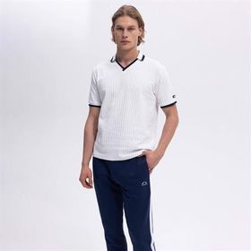 Ellesse EM491 Kırık Beyaz Polo Yaka Erkek T-shirt