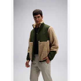 Ellesse EM511-BG Fermuarlı Polar Bej Erkek Mont