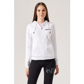 Ellesse F025-WT Beyaz Kadın Kapüşonlu Zip Ceket