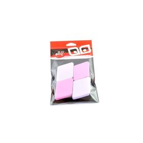 Elly Yuzfs0009 4Lü Mor Pembe Kare Fondöten Süngeri