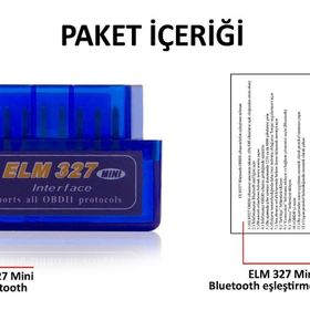 ELM327 OBD2 V1.5 Süpermini Araç Arıza Tespit Cihazı