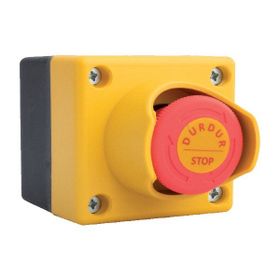 Elmax ELX-BX1-AS 40 mm Kalıcı Korumasız Kutulu Acil Stop