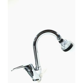 Elmina Armatür 3 Fonksiyonlu Oynar Başlıklı Krom Lavabo Musluğu Bataryası