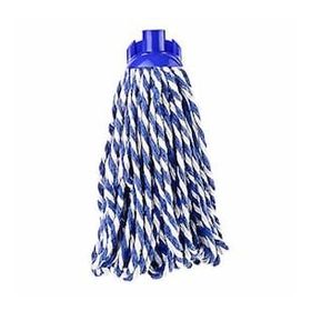 Elmop PM03 Yedek Islak Vidalı Mop Paspas Püskül Ucu + Pamuklu Mikrofiber İpli Mop Yedeği Başlığı