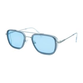 Eloi 1869 06 52 Dikdörtgen Gri Metal Unisex Güneş Gözlüğü
