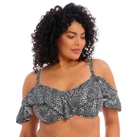 Elomi ES801106 Pebble Cove Bardot Balenli Siyah Kadın Bikini