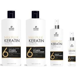 Elose Maxipure Keratin ve Biotin 1000 ml Saç Bakım Şampuanı + 1000 ml Saç Bakım Kremi + 250 ml Saç Bakım Sütü + 125 ml Saç Bakım Serumu