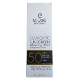 Elose Spf 50+ 100 gr Skin Expert Whitening Effect Lekelere Etkili Güneş Koruma Kremi