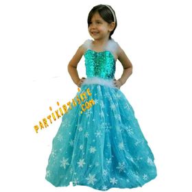 Elsa Frozen Simli Kostüm