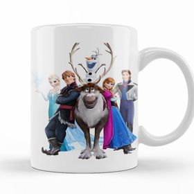 Elsa Ve Anna Baskılı Seramik Kupa Bardak