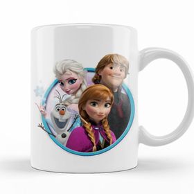 Elsa Ve Anna Baskılı Seramik Kupa Bardak