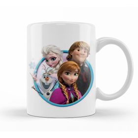 Elsa Ve Anna Baskılı Seramik Kupa Bardak