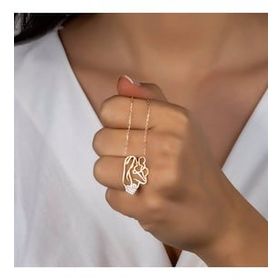 Else Silver 925 Ayar Ana Kucağı Gümüş Kolye