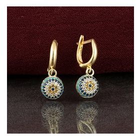 Else Silver 925 Ayar Nazar Gümüş Küpe