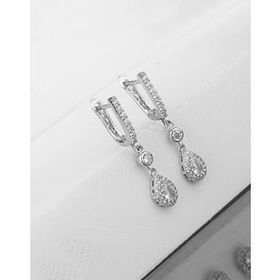 Else Silver 925 Ayar Sallantılı Damla Gümüş Küpe