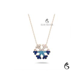 Else Silver Kar Tanesi 925 Ayar Gümüş Kolye