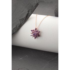 Else Silver Lotus Çiçeği Gümüş Kolye