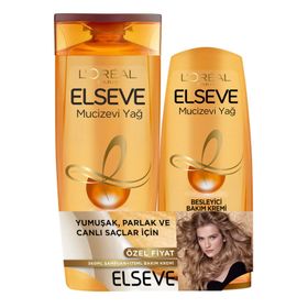 Elseve 175 ml Saç Bakım Kremi ve 360 ml Oil Şampuan
